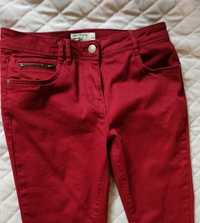 Czerwone spodnie damskie M Red herring nad kostkę