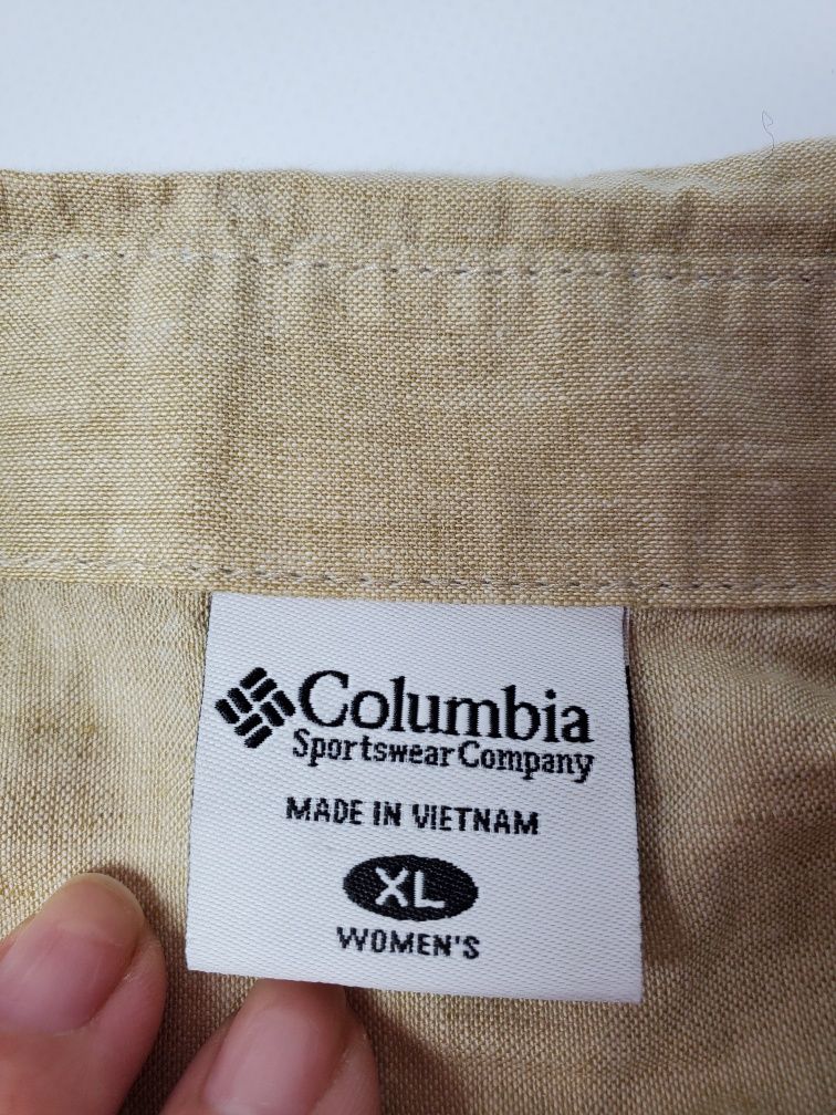 Лляна сорочка Columbia котонова жилетка