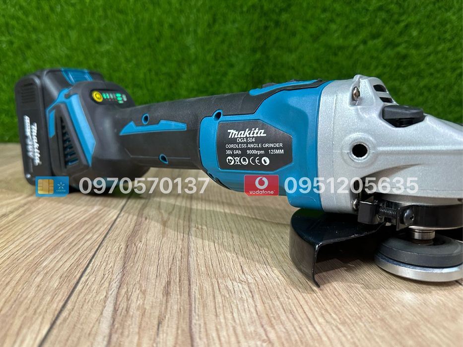 Акумуляторна Болгарка Makita DGA504 36V 6Ah Діаметр диска 125 мм