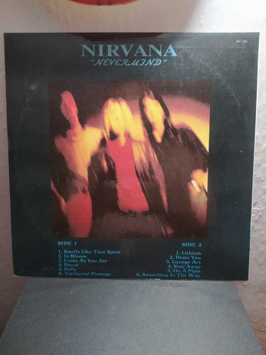 Пластинка группы Nirvana" Nevermind" перепечатка 90-х.