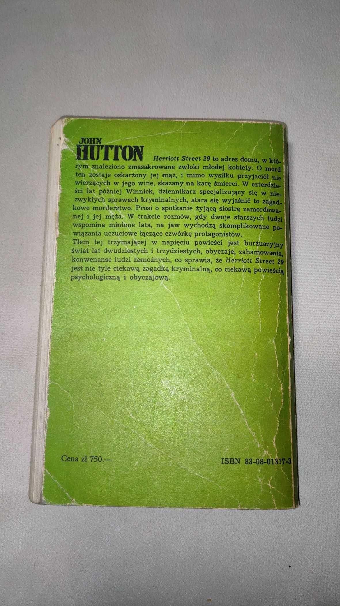 „Herriott Street 29” John Hutton + GRATIS książka
