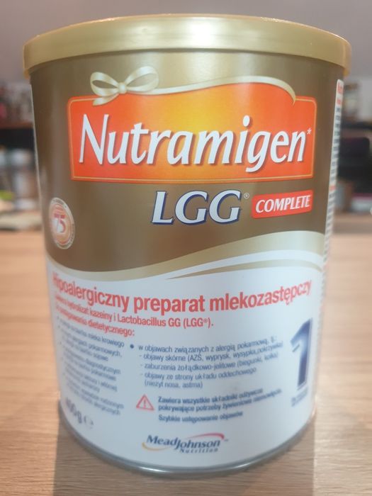 NUTRAMIGEN LGG 1, hipoalregiczne mleko modyfikowane