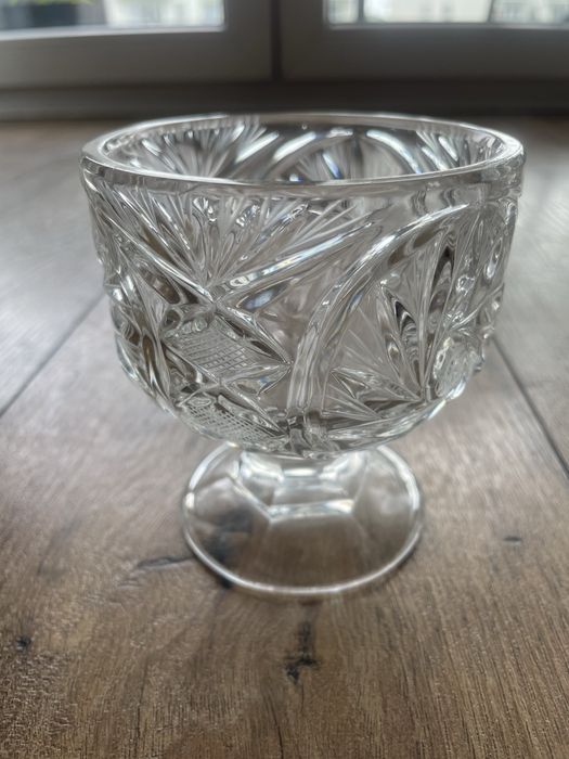 Kryształ kielich ozdoba puzderko szkło kryształowe