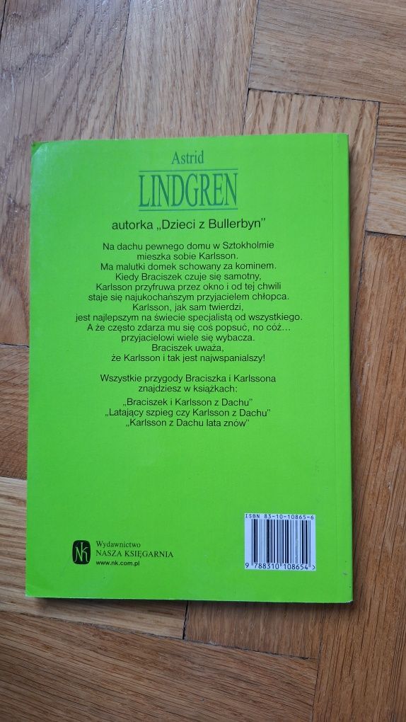 Braciszek i Karlsson z Dachu Astrid Lindgren
