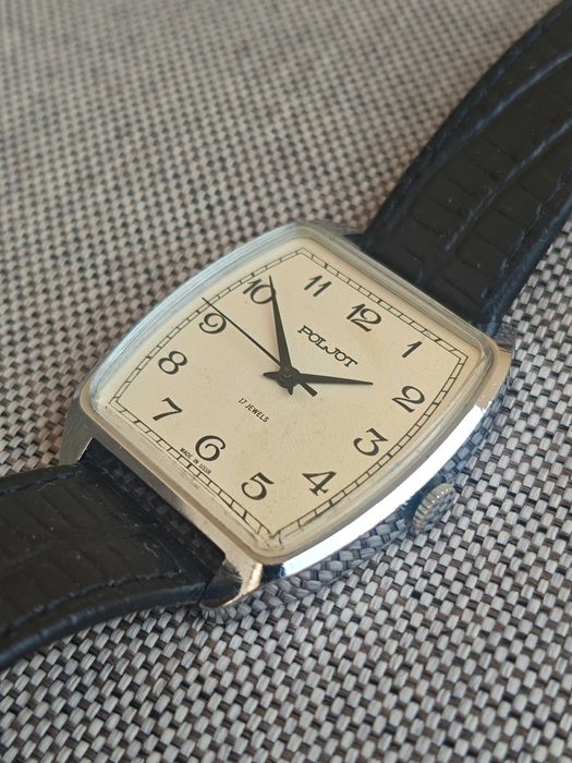 mało noszony WIELKA KOSTKA Poljot, mechaniczny zegarek nakręcany RETRO
