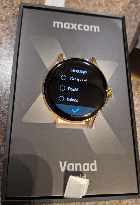 Smartwatch Maxcom Vanad Gold GWARANCJA 23 miesiące