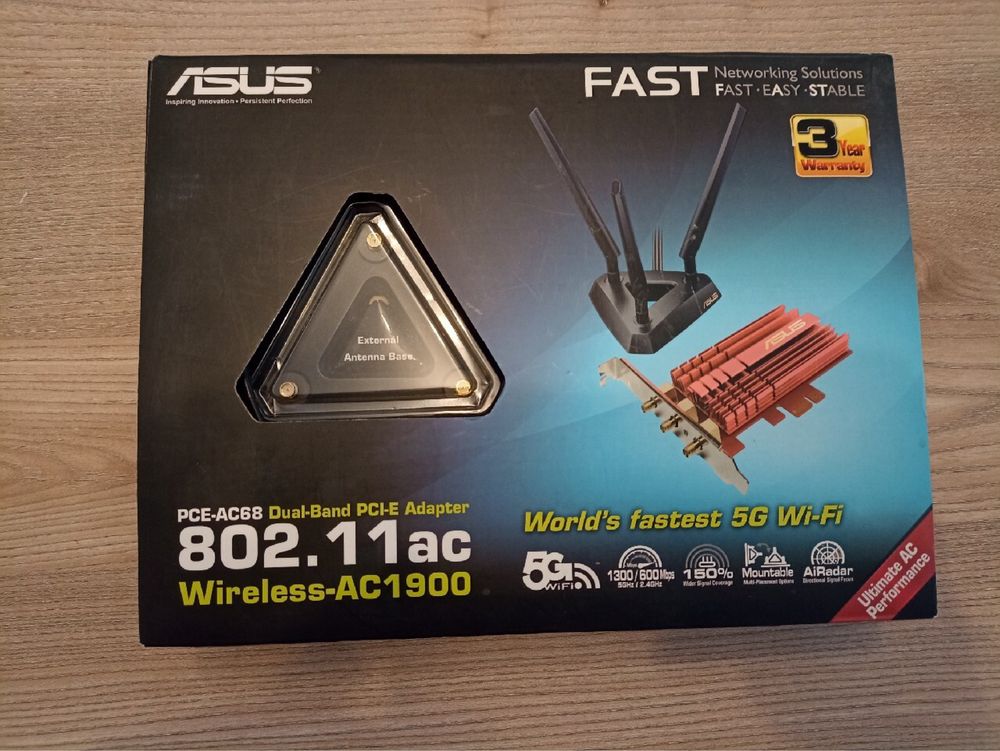 Asus PCE-AC68 Wireless-AC1900 Dual-Band Karta wifi