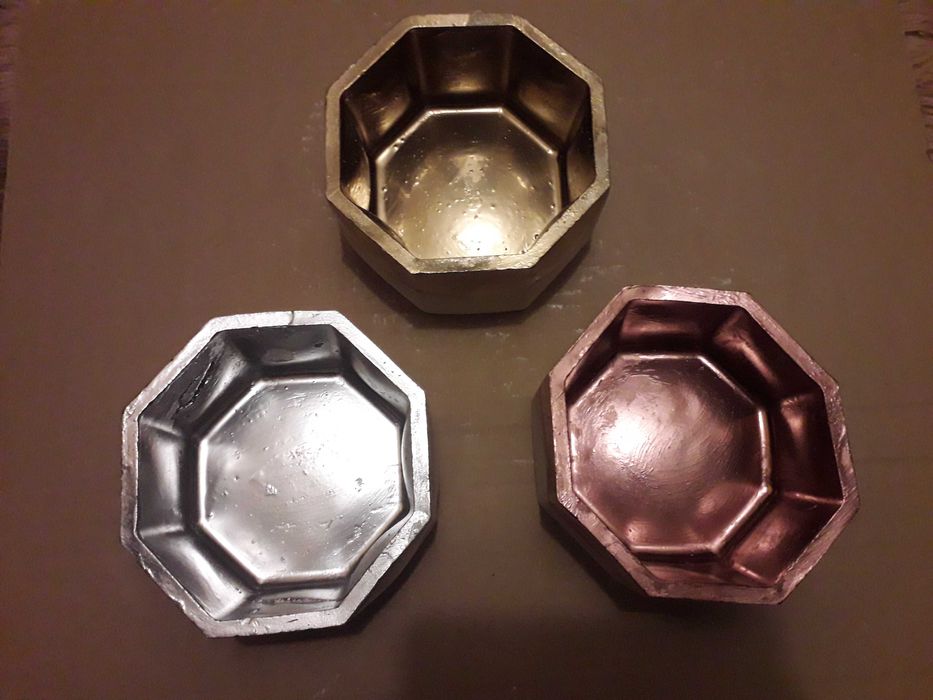 osłonki doniczki do sukulentów kaktusów świeczniki popielniczka zestaw