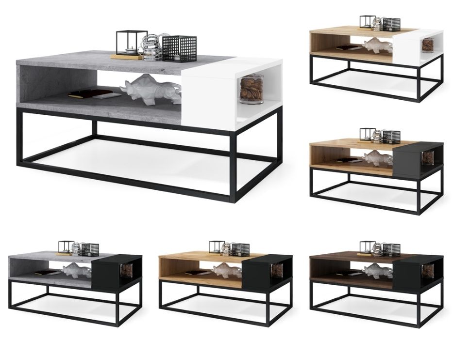 LYNX różne kolory - NOWOCZESNA ŁAWA stolik LOFT Mazzoni