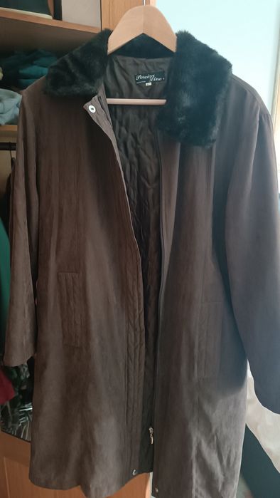 Casaco inverno castanho