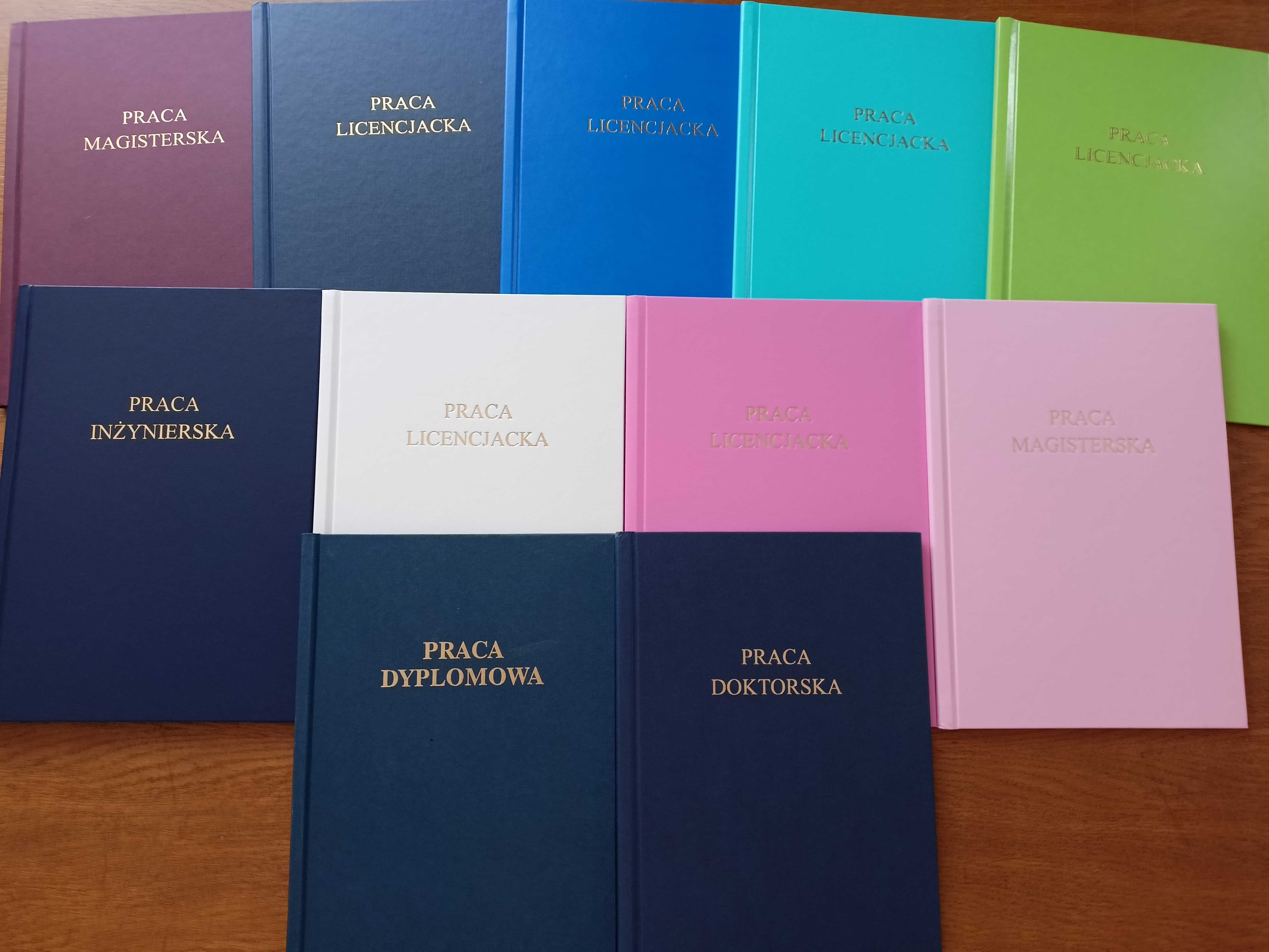 Oprawa prac Ciechanów dyplomowa inżynierska licencjat magister miękka