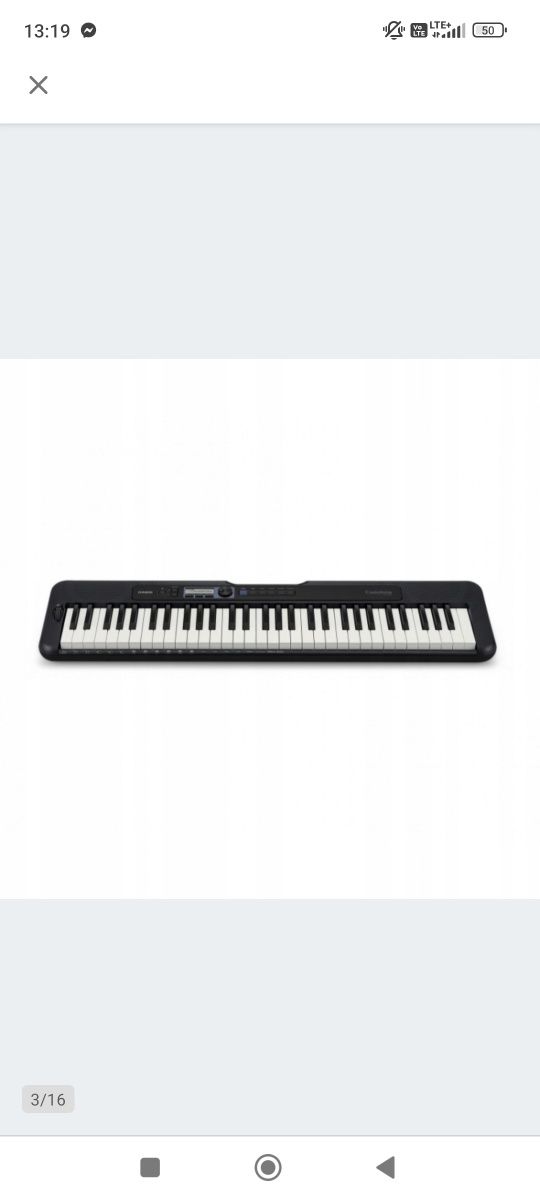 Casio Casiotone CT-S300 BK keyboard statyw ława słuchawki