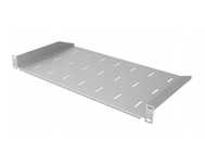 Półka RACK Eco stała szara 19" 1U 270 mm Perforowana jakość StalFlex