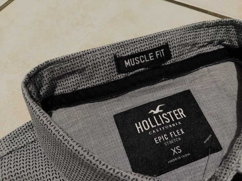 HOLLISTER USA - NOWA! z LOGO i Metkami Koszula Męska rozmiar XS