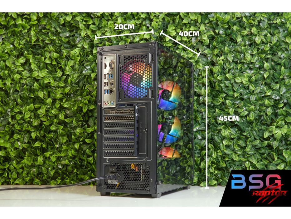 komputer gamingowy bsg raptorv24 ryzen5 32gb ddr4 1tbssd rtx5060 win11