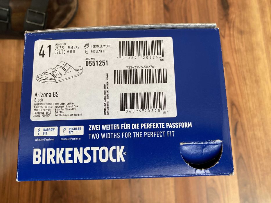 Тапочки мужские кожаные BIRKENTOCK 41 р
