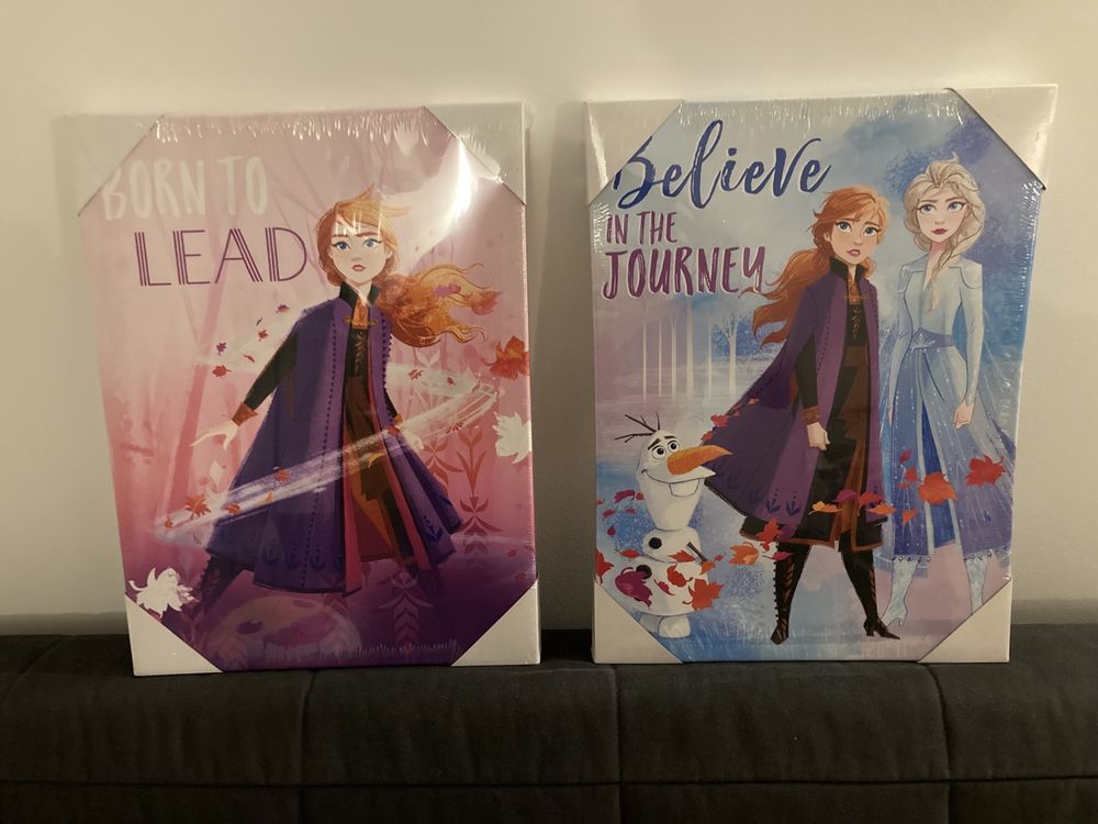 Quadros do filme Frozen da disney NOVOS e embalados