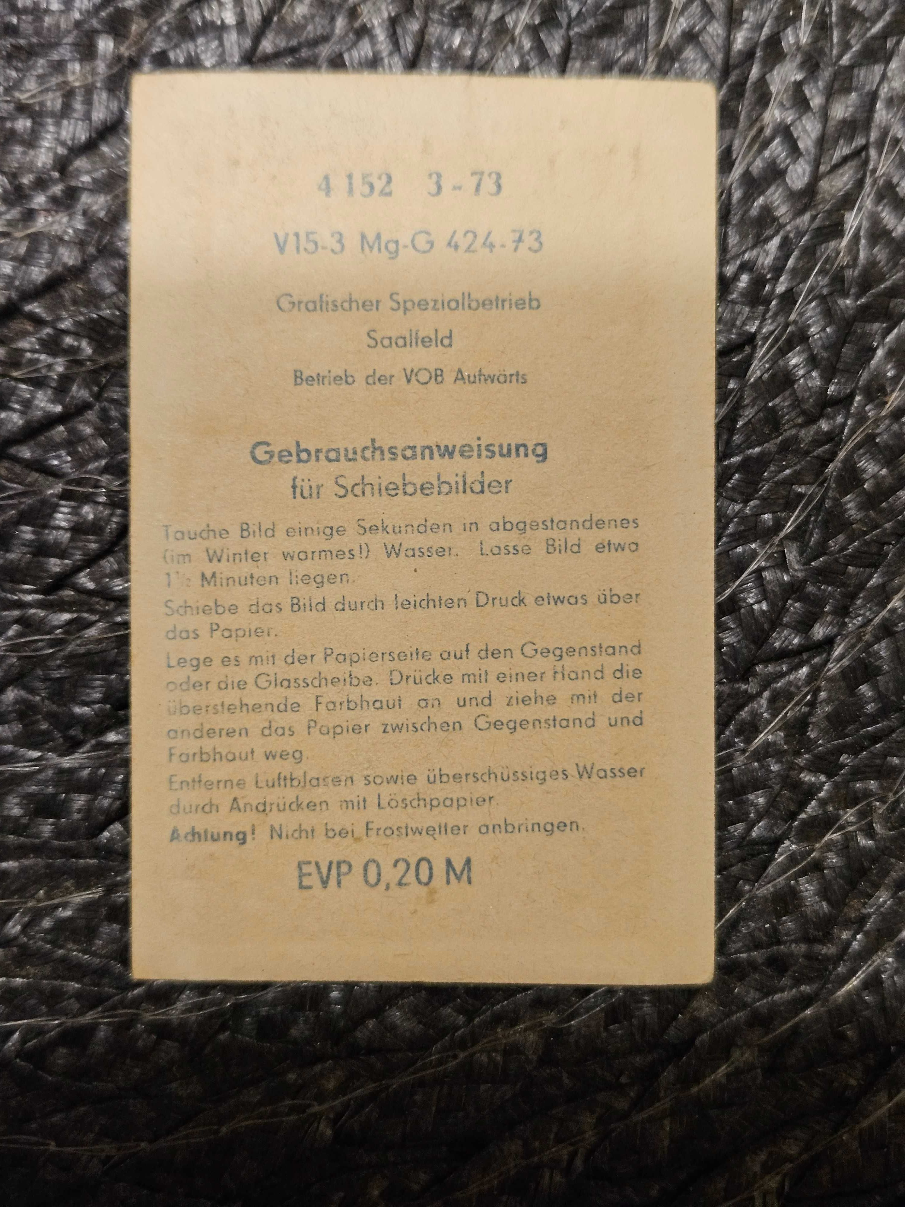 Światowy festiwal młodzieży i studentów Berlin 1973 wejściówka