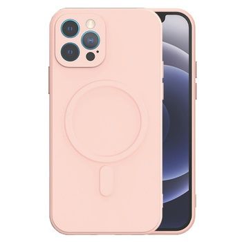 Etui TEL PROTECT MagSilicone Case do Iphone 13 Jasnoróżowy