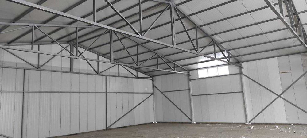 Ангар • Склад • Зерносховище ПІД КЛЮЧ Сендвіч панелі Монтаж!