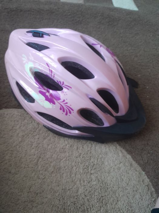 Kask rowerowy dziewczęcy