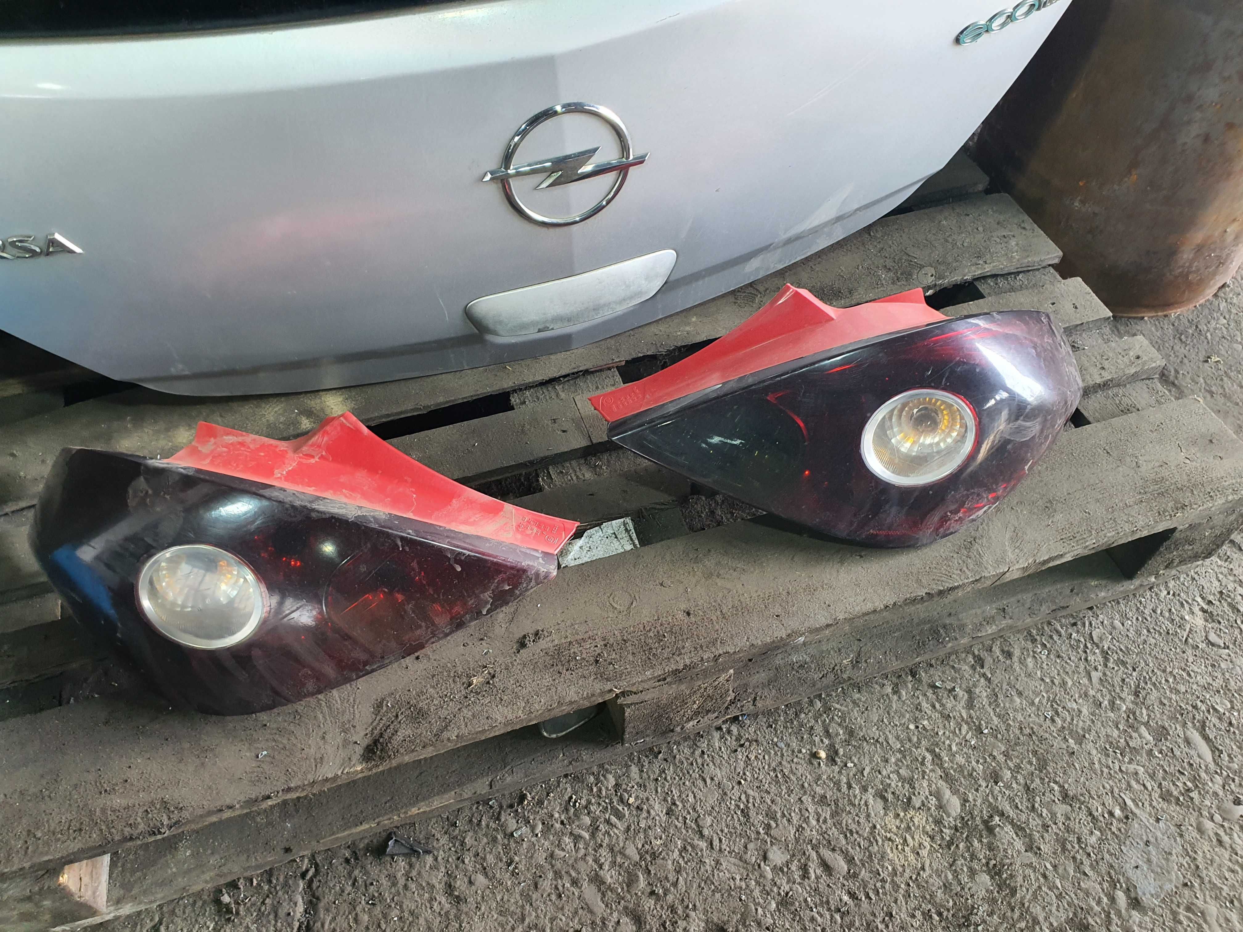 Lampy tyl Opel Corsa D pryciemniane 3d