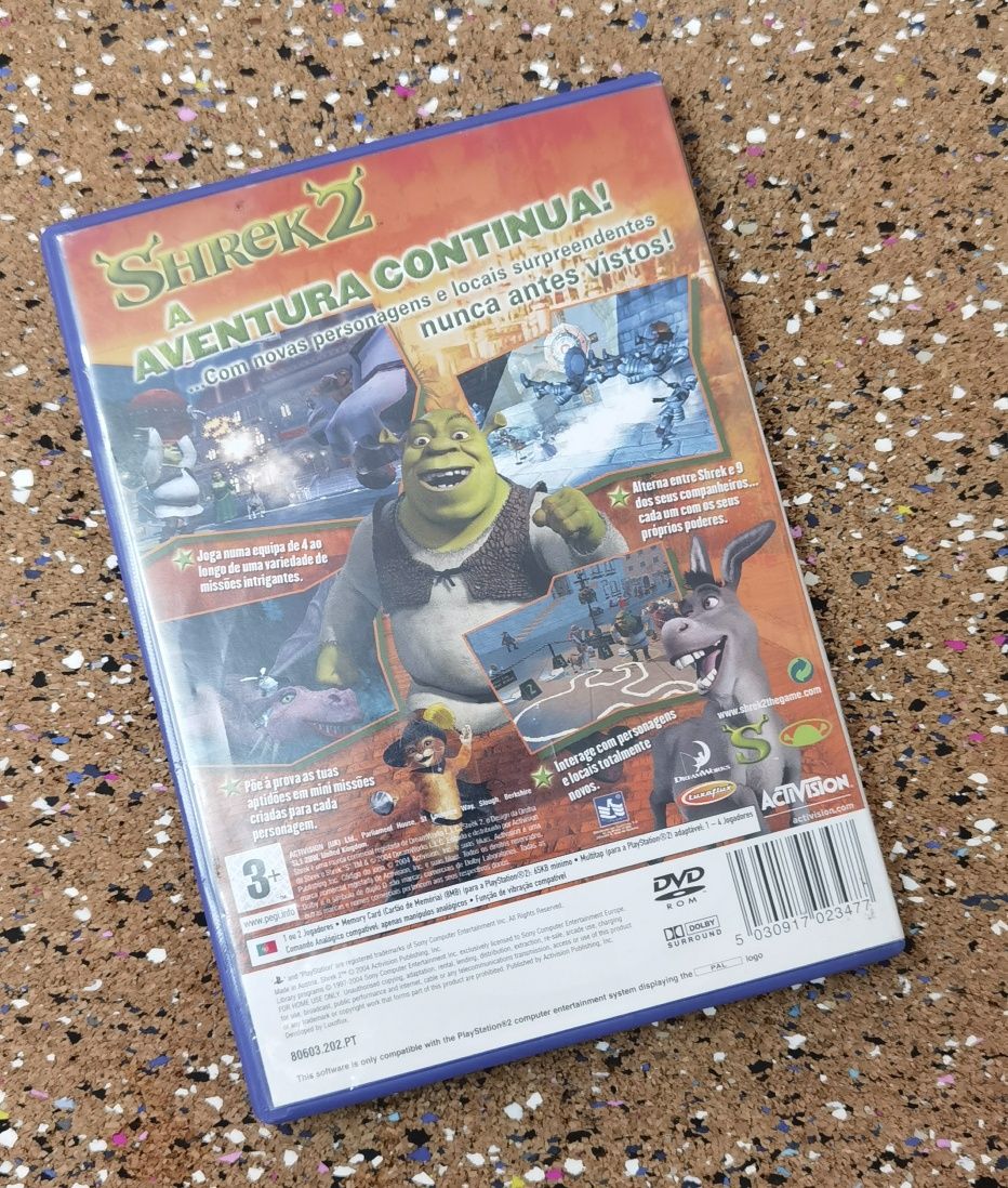 Jogo Playstation 2 Shrek 2