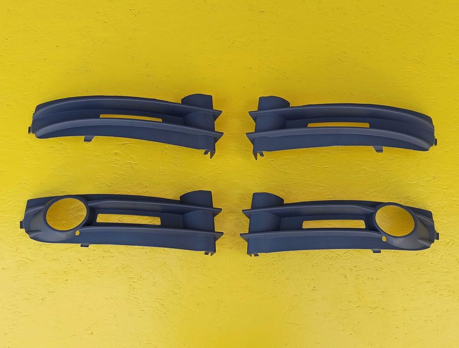 Решотка Заглушка в бампер на Volkswagen Caddy Фольксваген Кадди 04-10р