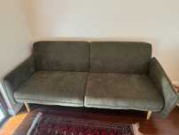Sofa cama verde seco Area
