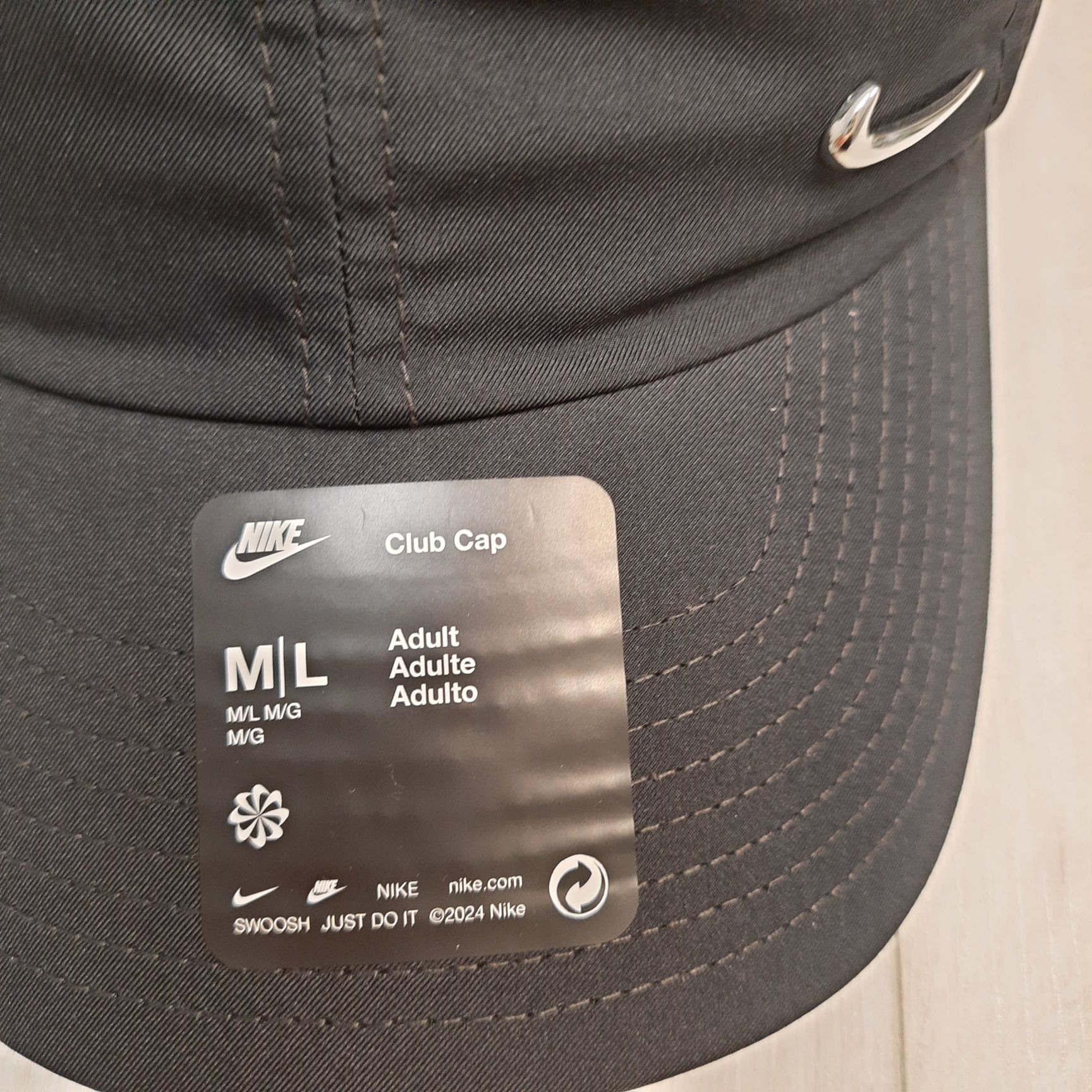 Оригінальна чоловіча кепка Nike U NK DF CLUB CAP U CB MTSWSH FB5372-01