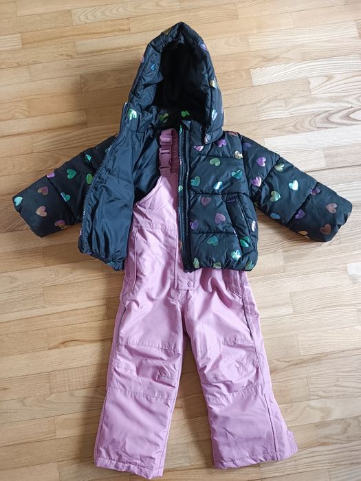 Kurtka zimowa H&M, spodnie zimowe 92 komplet zimowy