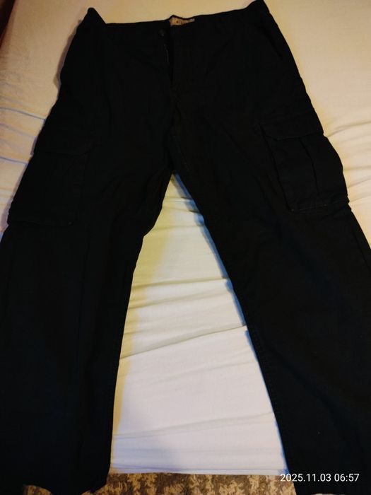 Spodnie jeansowe czarne męskie L