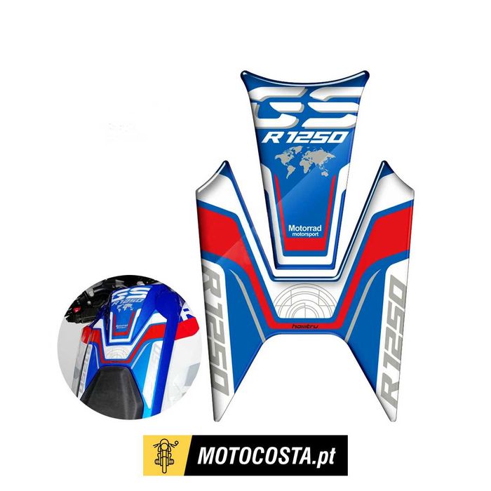 Autocolante Protetor de Depósito 3D Resina BMW R1250GS de 2018 a 2020