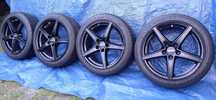 Felgi Koła Aluminiowe 5x120 ALUTEC 225/45/R18 DUNLOP 6.5mm 5x120 BMW O