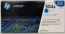 Toner Original HP Laserjet - 504A CE251A cyan - novo selado