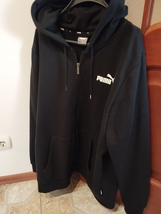 Худі Puma XL 54 56р оригінал світшот Кофта світер чорна тепла чоловіча