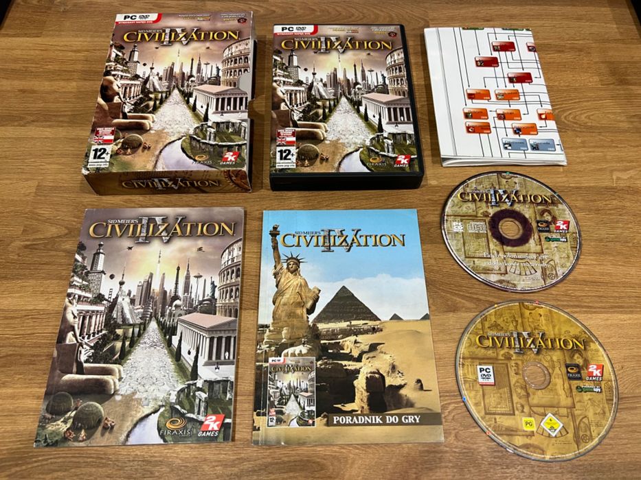 Civilization IV 4 (PC PL 2005) slipcase premierowe kompletne wydanie