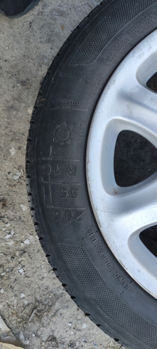 Felgi 16 mercedes z ładnymi oponami 4 szt