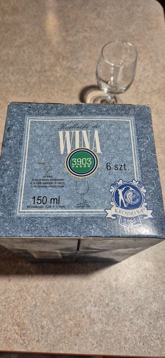 6 kieliszków do wina 150 ml Krosno