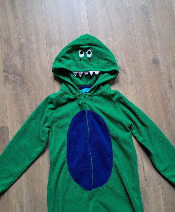 Stworek potworek dinozaur strój przebranie kombinezon 122-128