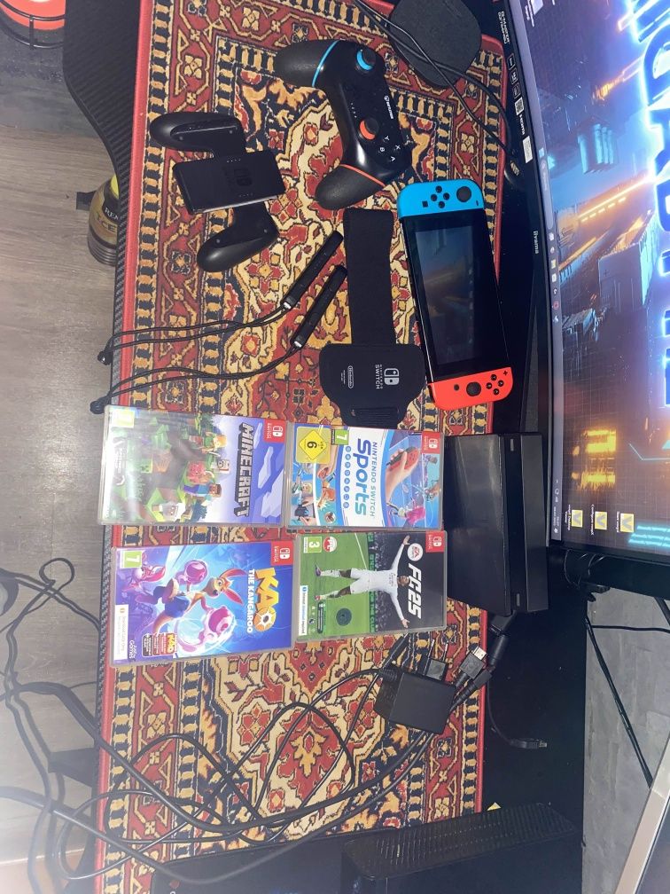 Konsola Nintendo Switch PEŁEN ZESTAW