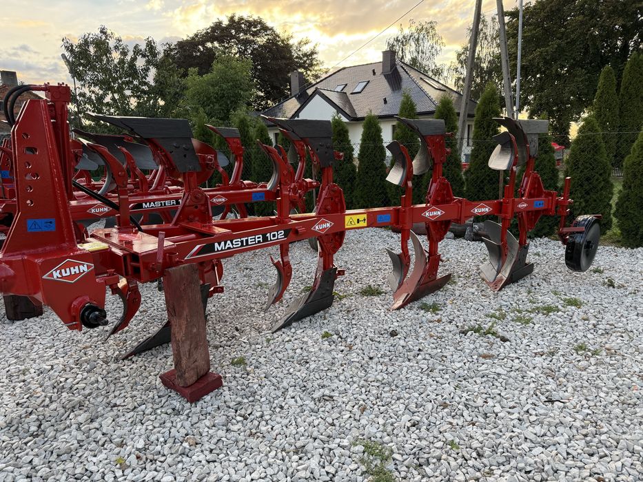 Pług 4 skibowy Obrotowy Kuhn Master 120! Zabezpieczenie!! Overum!!