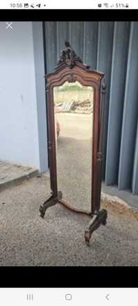 Espelho pé antigo