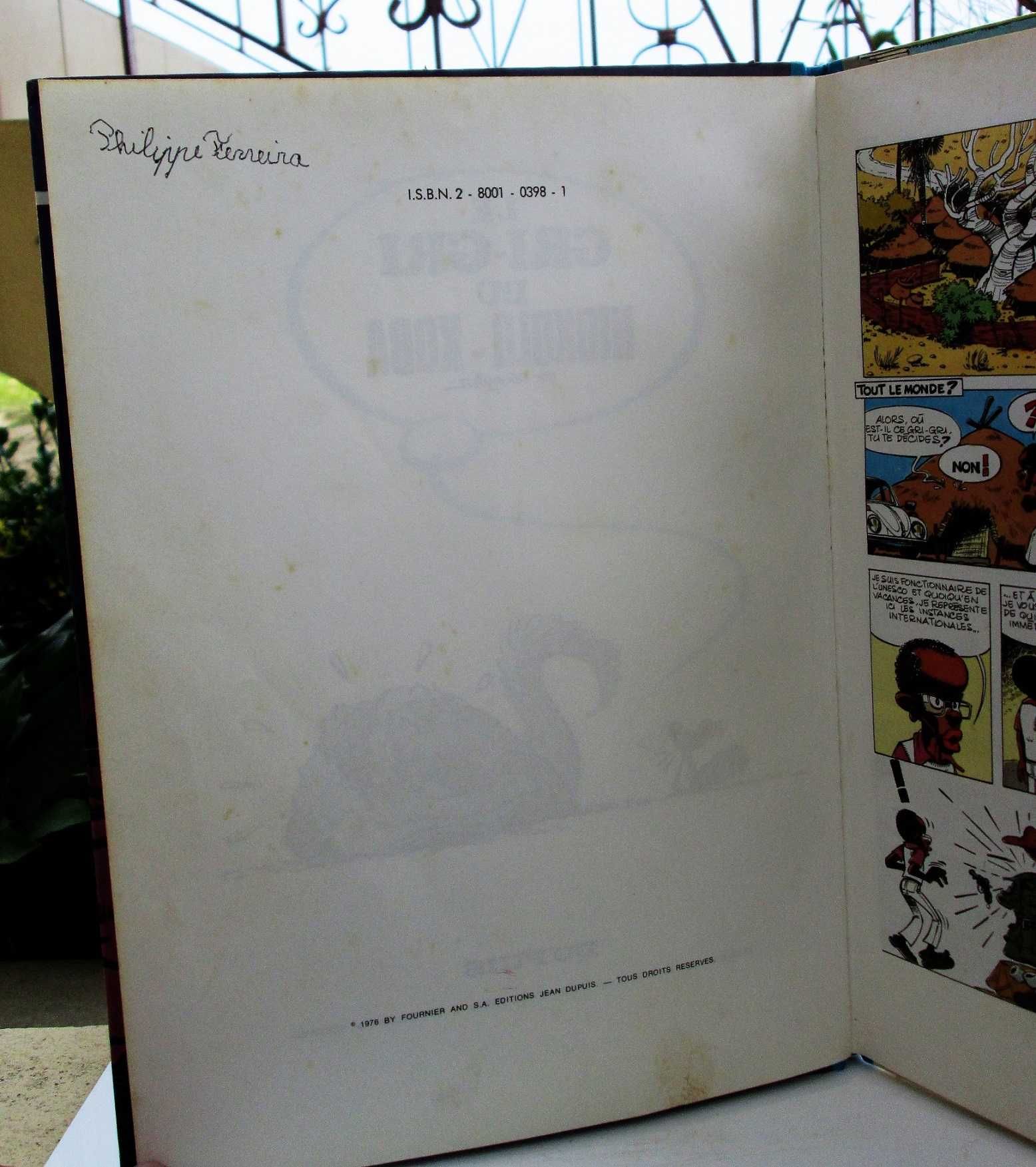 Livro Les aventures de Spirou et Fantasio 1976
