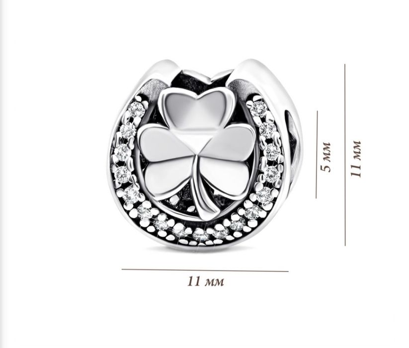 Срібні намистини шарми