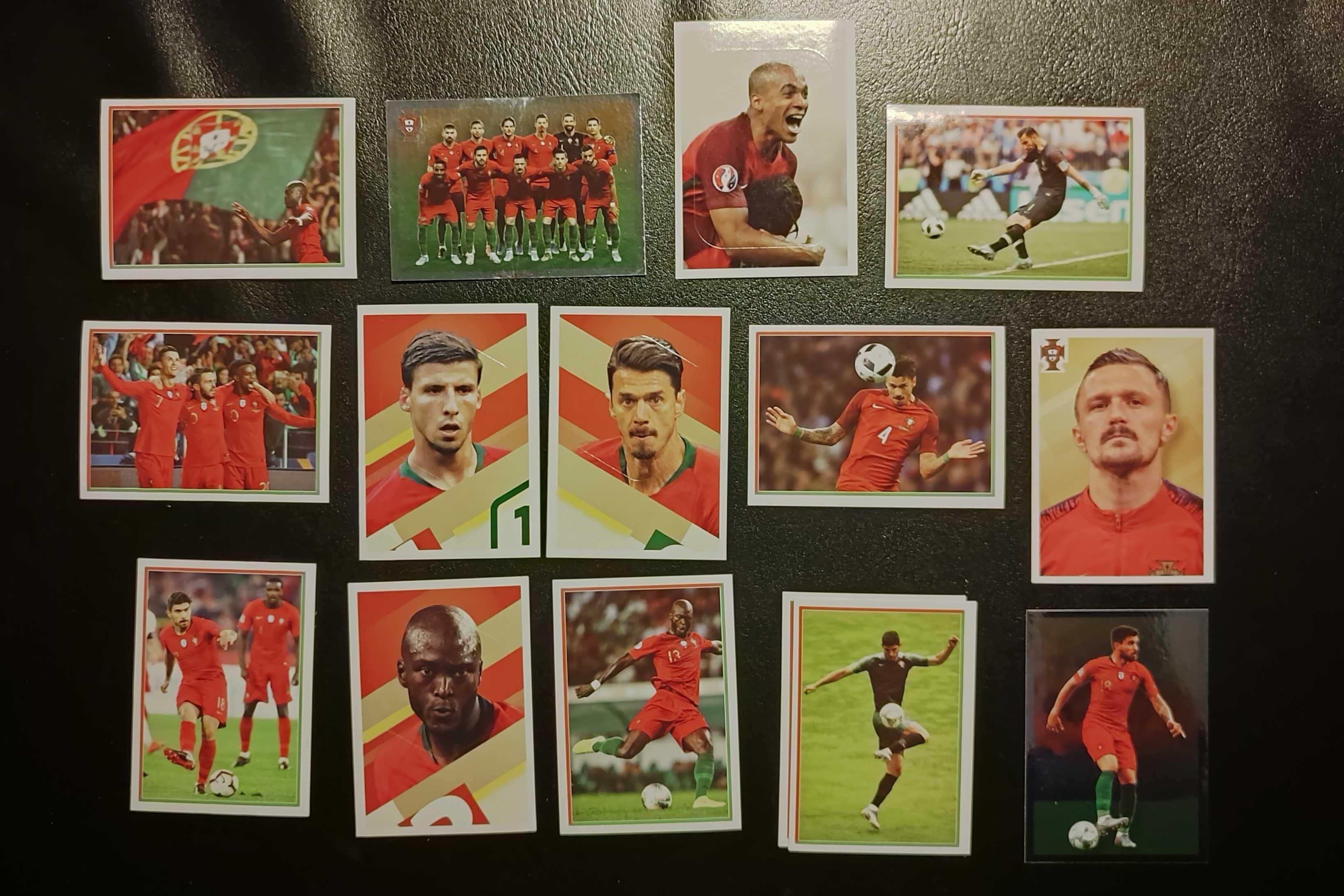 Cromos autocolantes Seleção de Portugal