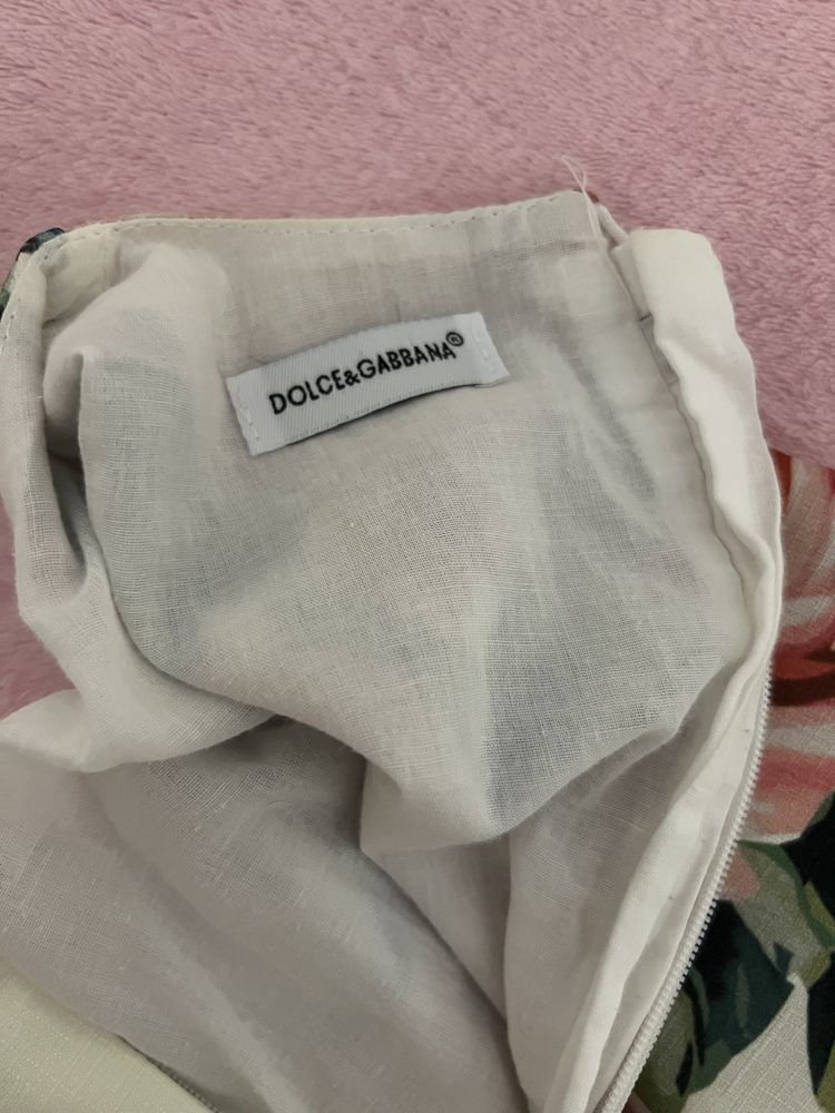 Платье фирменное D&G H&M нарядное 7-8 лет