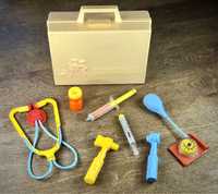 Mały LEKARZ Fisher Price Medical Kit retro 1977 zabawka doktor szpital