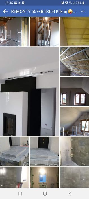 Remonty mieszkań deweloperskich,sufity szpachlowanie,docieplenia,malow
