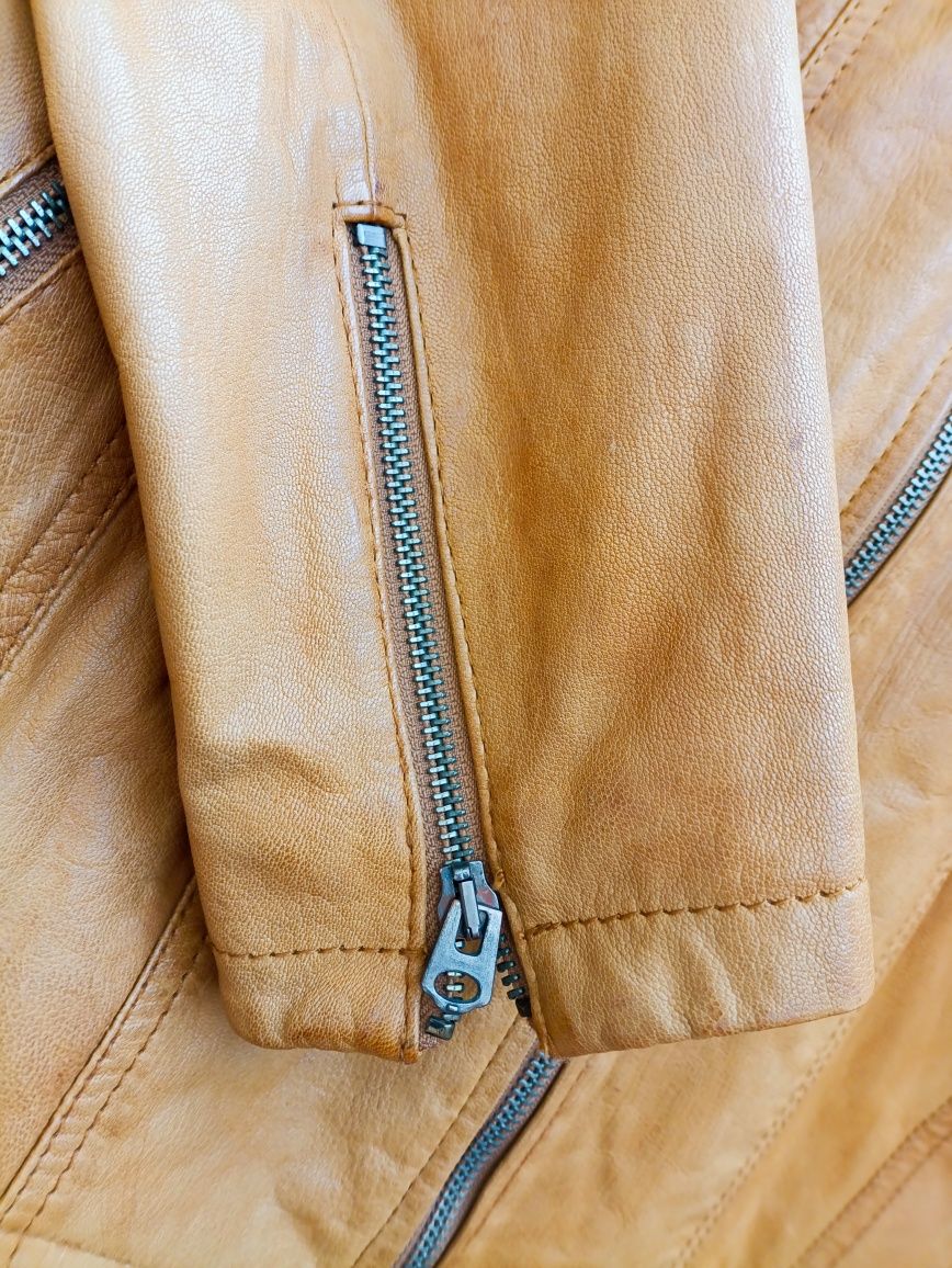 Zara man шкіряна куртка чоловіча